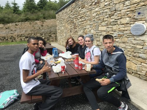 summer camp students in Ireland